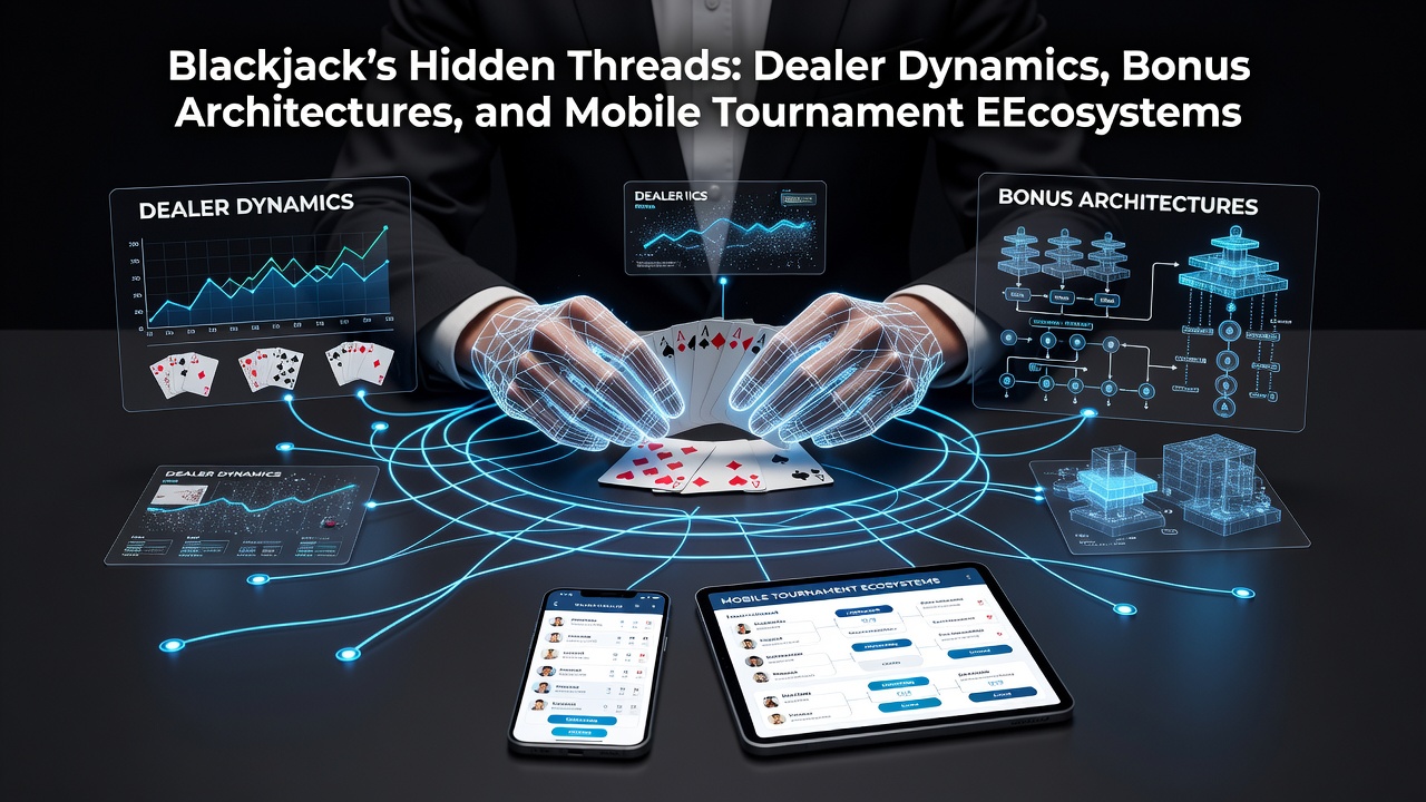 Mobile Blackjack-Turnieroberfläche mit Bonusanzeigen und Dealer-Streams
