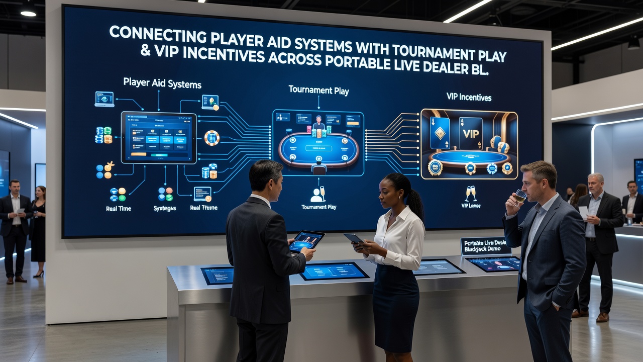 VIP-Dashboard mit Turnierstatistiken und mobilen Blackjack-Elementen