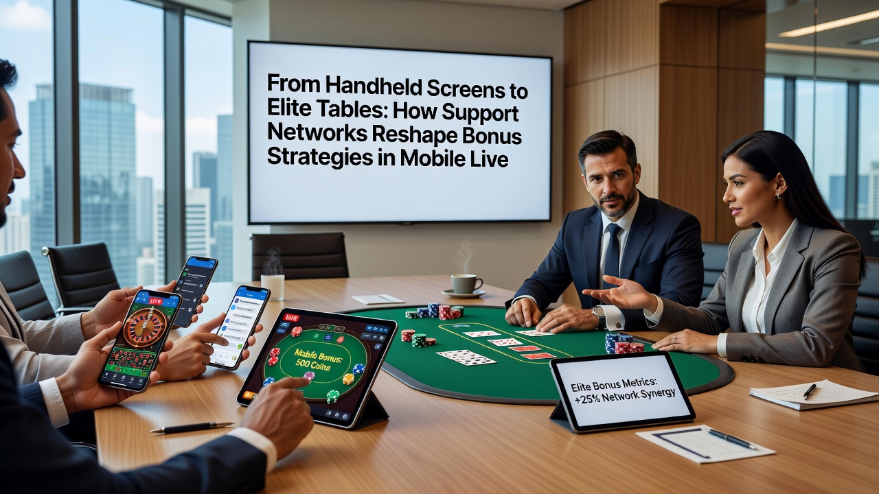 Elite-Tisch-Setup mit Live-Dealer und VIP-Support-Integration in Blackjack-Turnieren