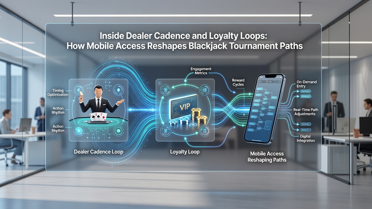 Illustration mobiler Schnittstellen mit Fokus auf Turnierstatistiken und Loyalty-Elemente