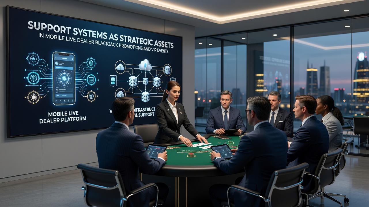 VIP events in mobile live dealer blackjack with dedicated support systems for player engagement